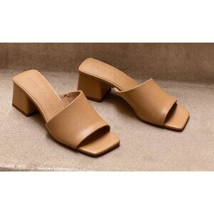 Katy Perry Women's Brown The Gemm Slide Sandals